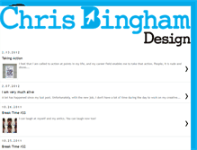 Tablet Screenshot of chrisbinghamdesign.blogspot.com
