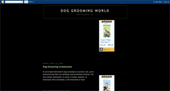 Desktop Screenshot of doggrooming-world.blogspot.com