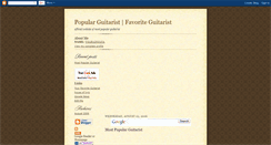 Desktop Screenshot of guitaristblog2u.blogspot.com