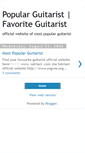 Mobile Screenshot of guitaristblog2u.blogspot.com