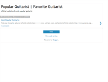 Tablet Screenshot of guitaristblog2u.blogspot.com