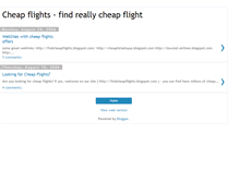 Tablet Screenshot of findcheapflights.blogspot.com