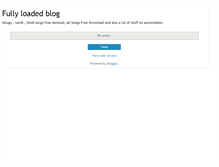 Tablet Screenshot of fullyloadedblog.blogspot.com