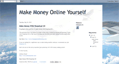 Desktop Screenshot of makemoneyonlineyourself.blogspot.com