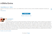 Tablet Screenshot of abibliaensina.blogspot.com