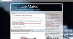 Desktop Screenshot of enriquemateu.blogspot.com