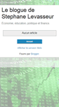 Mobile Screenshot of levasseurstephane.blogspot.com