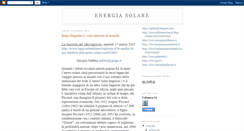 Desktop Screenshot of energia-del-sole.blogspot.com