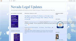 Desktop Screenshot of nevadalegalupdates.blogspot.com
