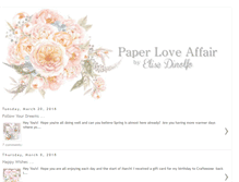 Tablet Screenshot of paperloveaffair.blogspot.com