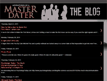 Tablet Screenshot of mymasterdater.blogspot.com