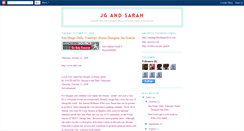 Desktop Screenshot of jgandsarah.blogspot.com