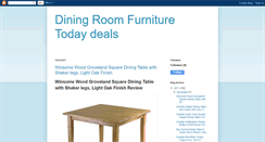 Desktop Screenshot of diningroomfurnituretodaydeals.blogspot.com