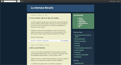 Desktop Screenshot of lamenazabecaria.blogspot.com