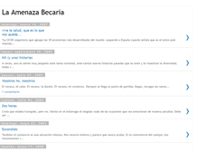 Tablet Screenshot of lamenazabecaria.blogspot.com