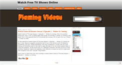 Desktop Screenshot of flamingvideos.blogspot.com