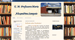 Desktop Screenshot of mariaalexandrinasampaio.blogspot.com