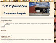 Tablet Screenshot of mariaalexandrinasampaio.blogspot.com