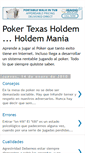 Mobile Screenshot of holdemania.blogspot.com