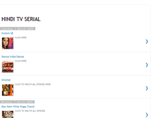 Tablet Screenshot of hinditvserial.blogspot.com