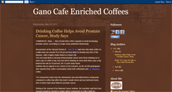 Desktop Screenshot of ganocafecoffees.blogspot.com