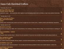 Tablet Screenshot of ganocafecoffees.blogspot.com