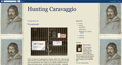 Desktop Screenshot of huntingcaravaggio.blogspot.com