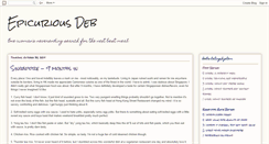 Desktop Screenshot of epicurious-deb.blogspot.com