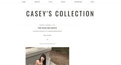 Desktop Screenshot of caseyscollection.blogspot.com