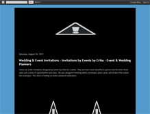 Tablet Screenshot of eventsbyerika.blogspot.com