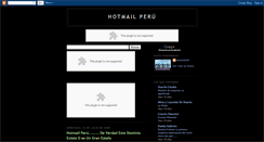 Desktop Screenshot of peruhotmail.blogspot.com