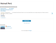Tablet Screenshot of peruhotmail.blogspot.com