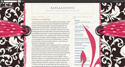 Desktop Screenshot of itsallkayla.blogspot.com