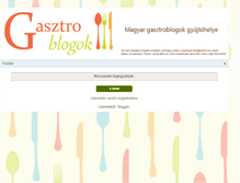 Tablet Screenshot of gasztro-blogok.blogspot.com