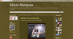 Desktop Screenshot of caosefectomariposa.blogspot.com