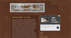 Desktop Screenshot of albania-one.blogspot.com