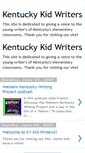 Mobile Screenshot of kykidwriters.blogspot.com