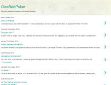 Tablet Screenshot of geebeepoker.blogspot.com