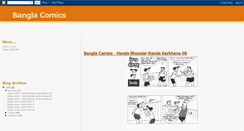 Desktop Screenshot of banglacomics.blogspot.com
