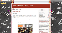 Desktop Screenshot of fitzgerald1st.blogspot.com