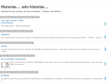 Tablet Screenshot of historiassolohistorias.blogspot.com