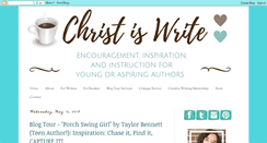 Desktop Screenshot of christiswrite.blogspot.com