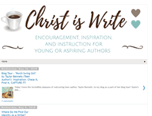 Tablet Screenshot of christiswrite.blogspot.com