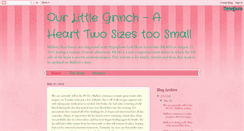 Desktop Screenshot of ourlittlegrinch.blogspot.com