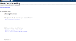 Desktop Screenshot of markcarterturriff.blogspot.com