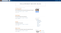 Desktop Screenshot of fellowshiprecipes.blogspot.com