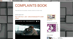 Desktop Screenshot of complaintsbook.blogspot.com