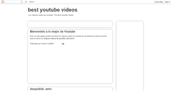 Desktop Screenshot of lo-mejor-de-youtube.blogspot.com