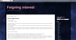 Desktop Screenshot of feigninginterest.blogspot.com