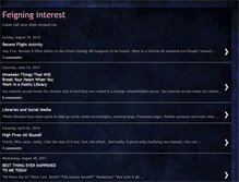 Tablet Screenshot of feigninginterest.blogspot.com
